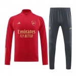Arsenal Training Sweatshirts Viertelreißverschluss 2023-24 Rote
